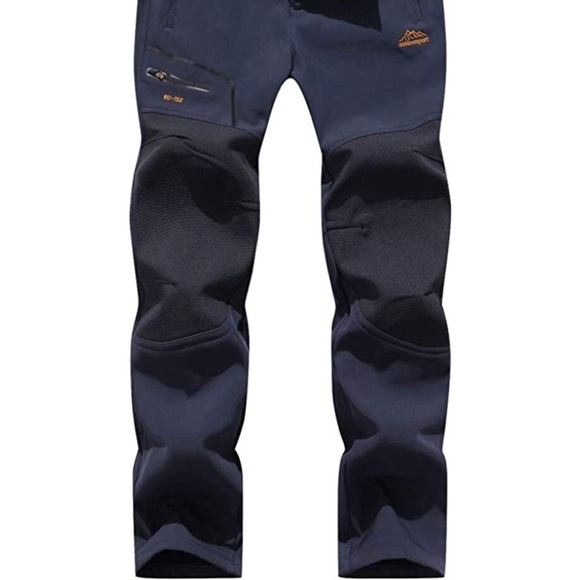 New Mens Heavy Insulated Snow Pants w/ Belt - Picture 2 of 2
